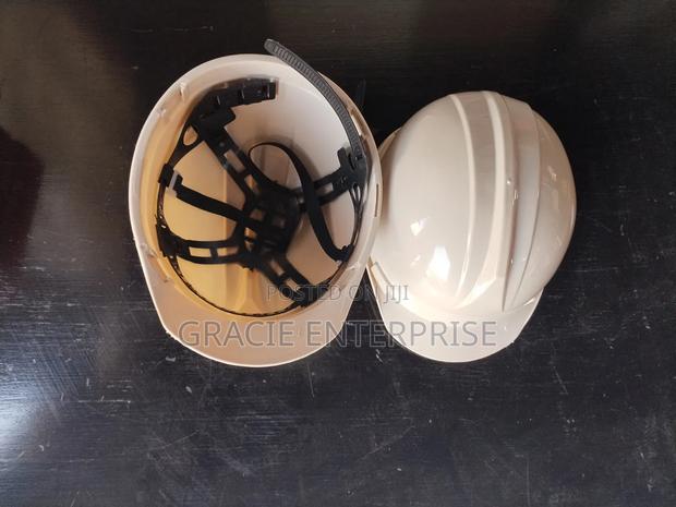 White Industrial Safety Helmet