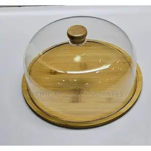 Transparent,beige Bamboo Tray