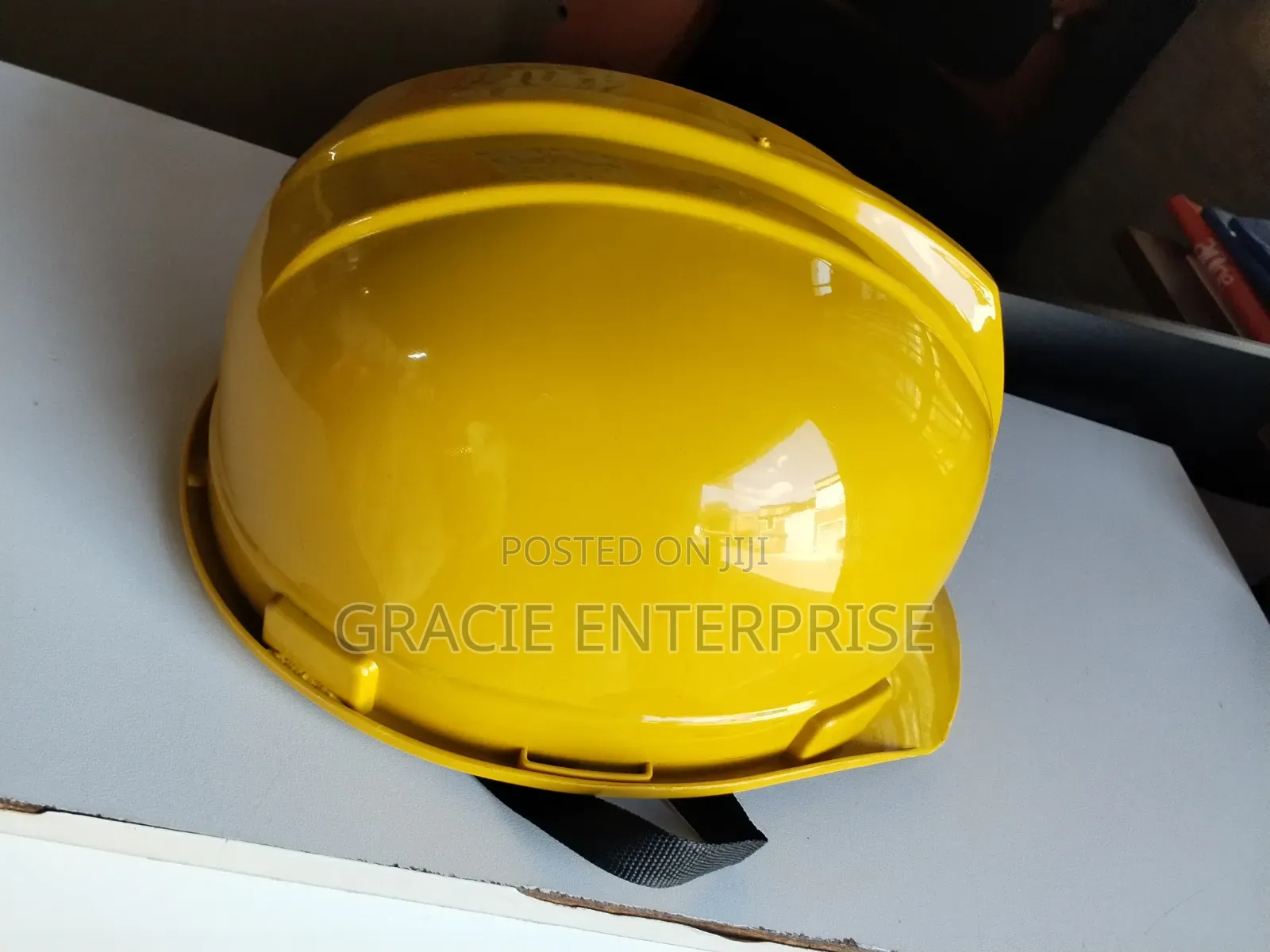 Yellow Construction Safety Hard Hat, Helmet