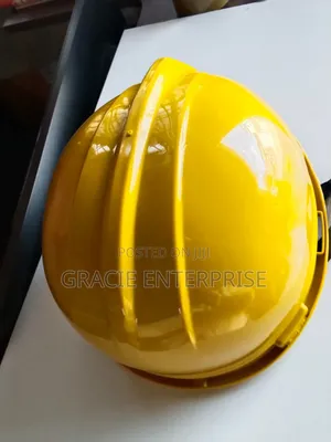 Yellow Construction Safety Hard Hat, Helmet