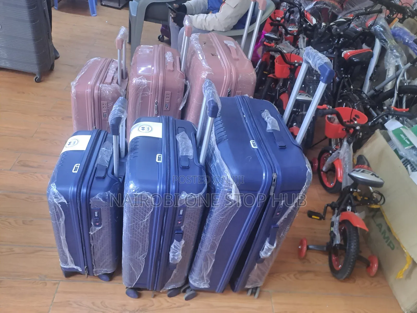 Unbreakable Rubber 3 in 1 Suitcase Size 30