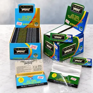 Hornet Transparent Cellulose Rolling Papers 11⁄4 Size - Clear & Gold
