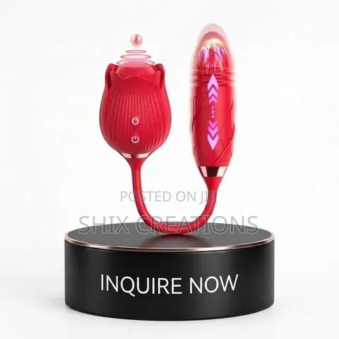 Dildo Rose for Clitorio Stimulation and Thrusting , Clot Rose - main view