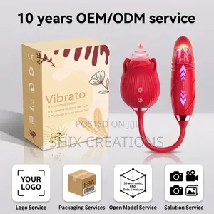 Dildo Rose for Clitorio Stimulation and Thrusting , Clot Rose