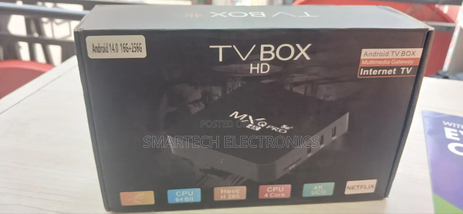 TV Box Android 14.0 MXQ Pro,16+256 Youtube,netflix,bluethooth,