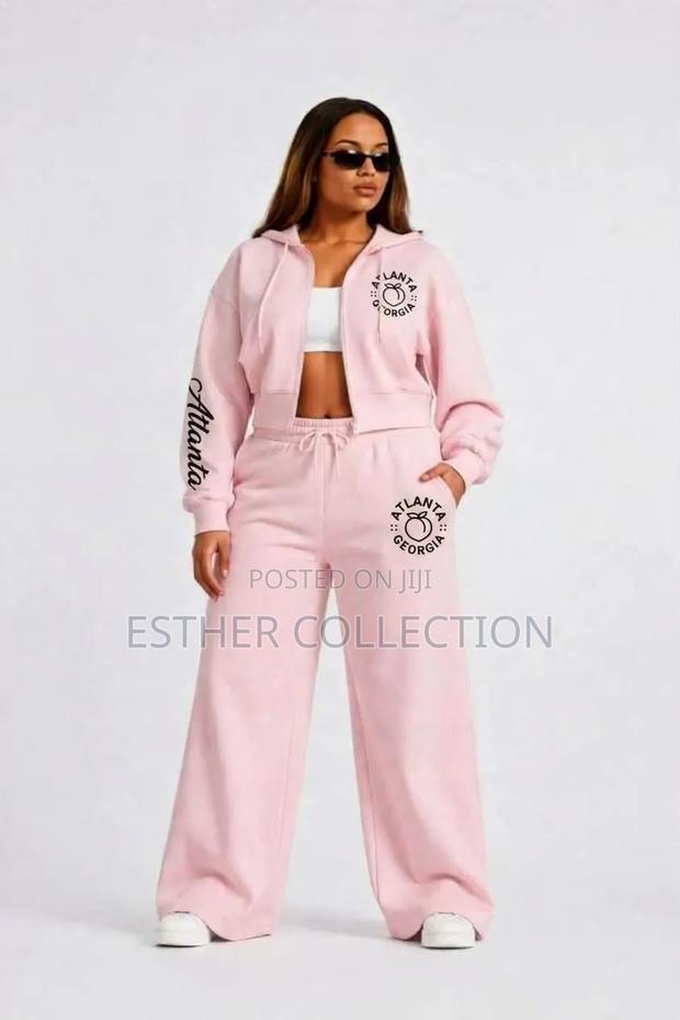 Drawstring Hem Straight Leg Joggers - main view