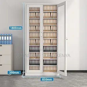 Office Cabinet : Full Glass File Cabinet