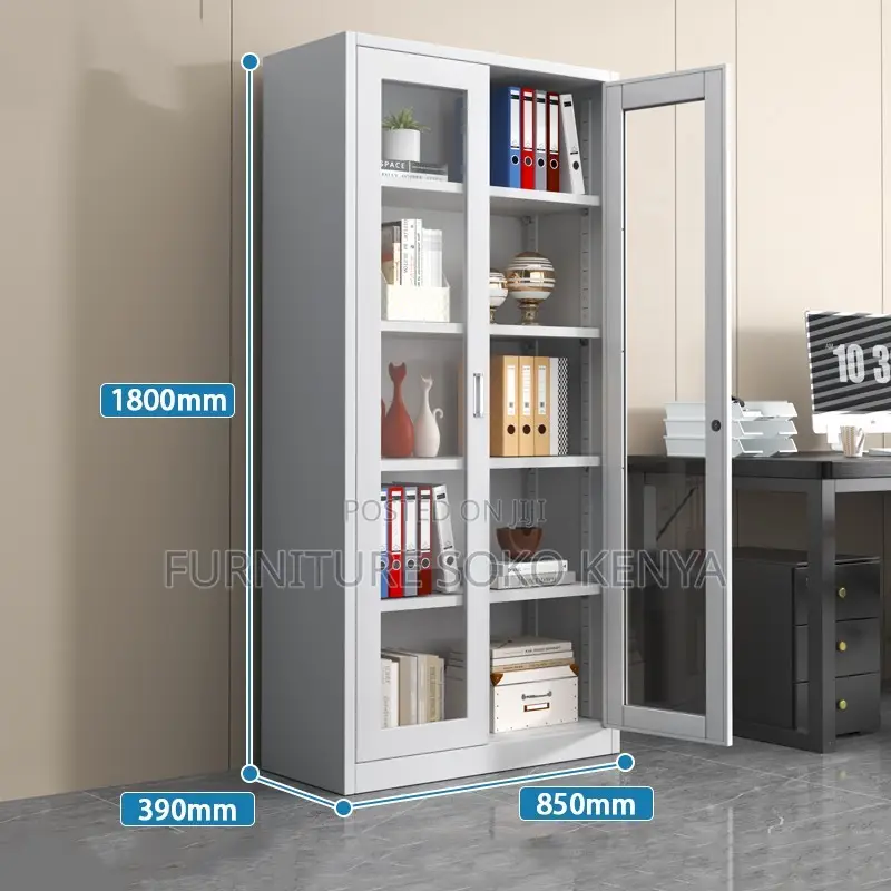 Office Cabinet : Full Glass File Cabinet