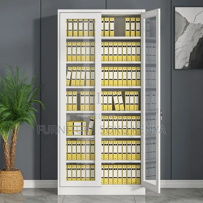 Office Cabinet : Full Glass File Cabinet