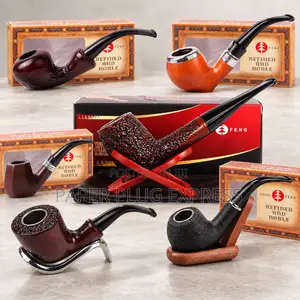 Classic Ol' School Vintage Dry Herb Smoking Tobacco Wood Pipe