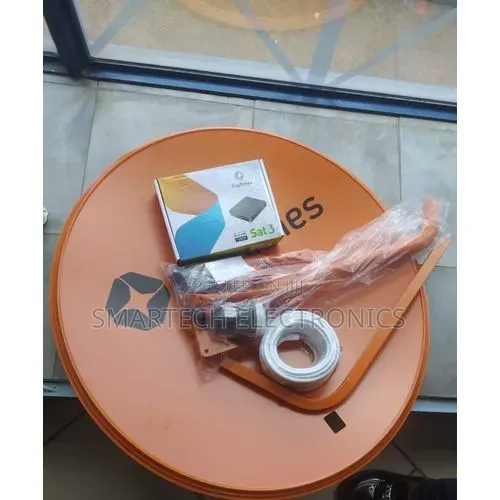 Startimes FULL KIT +DECODER+DISH+LNB+13M CABLE) Has 1month Free Sub