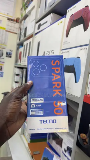 New Tecno Spark 50 128 GB Black