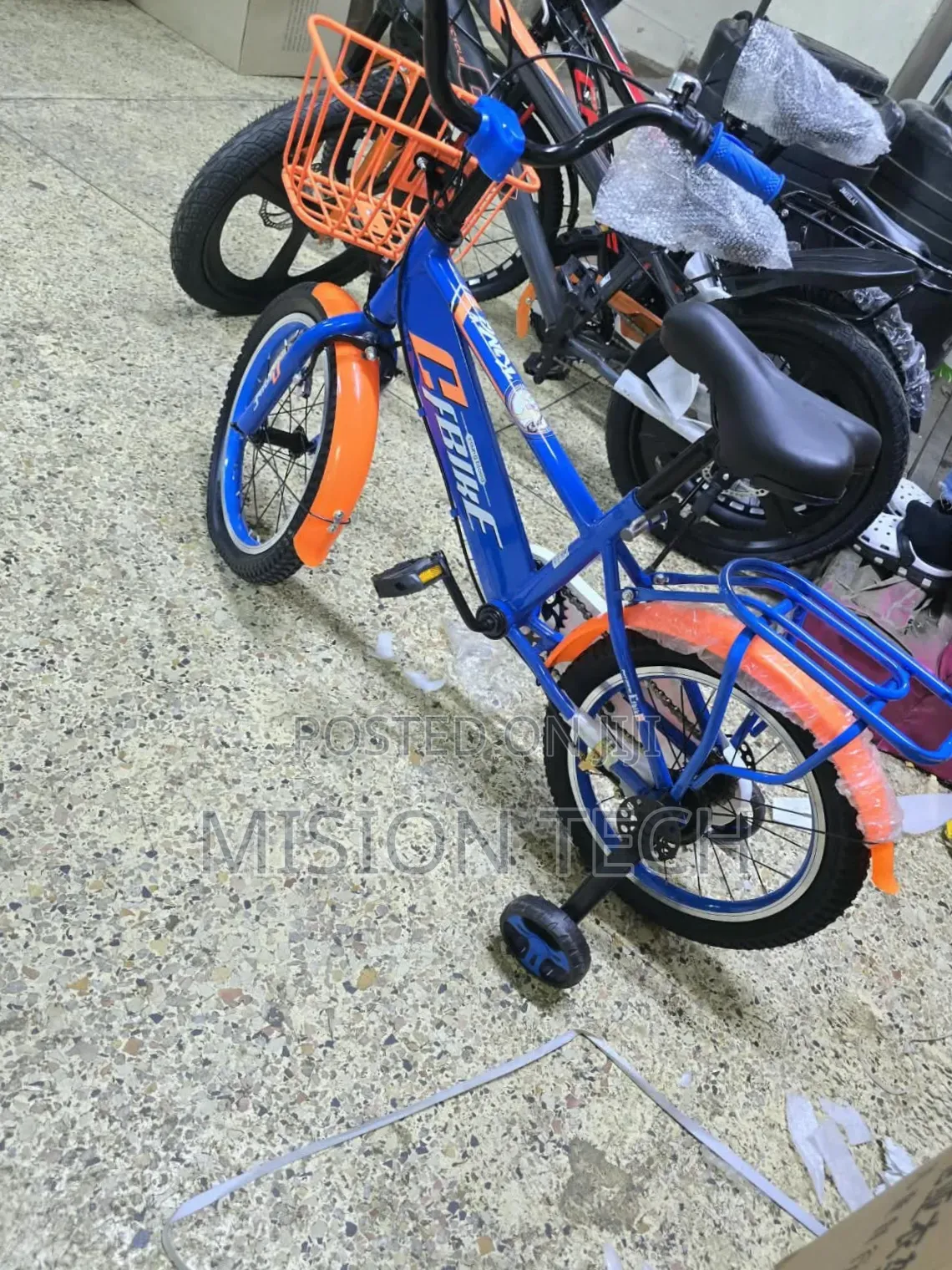 Blue Kids Bicycle 12 Inch 