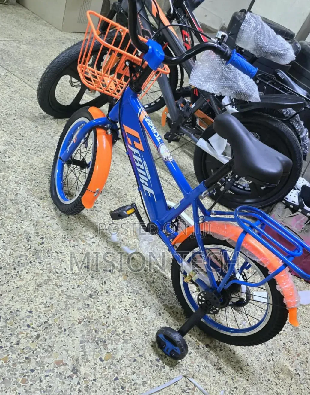 Blue Kids Bicycle 12 Inch 