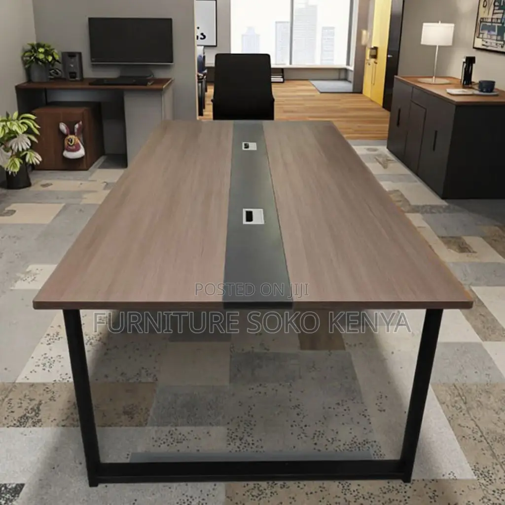Office Table : 2.4M Conference Room Meeting Table