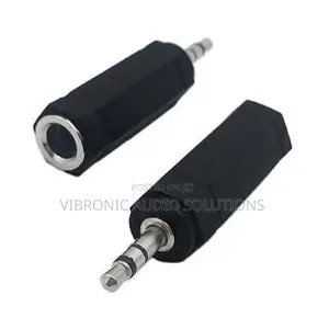 Classic 3.5mm 1/8 3 Pole Male Plug to 6.35mm 1/4 Inch Female Stereo Ja
