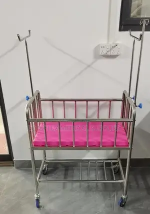 Strong and Durable NBU Baby Cot (Pink) for Newborns
