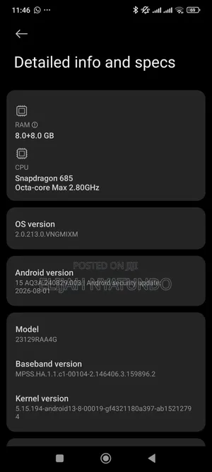 Xiaomi Redmi Note 13 256 GB Red