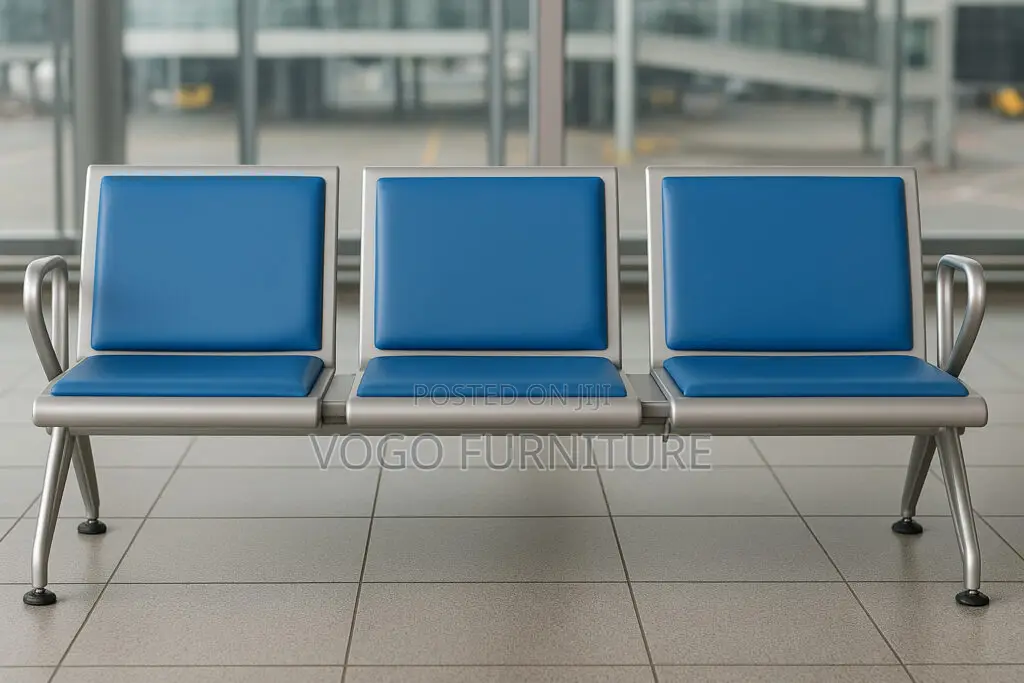 Reception Bench; 3-Seater Padded Reception Bench