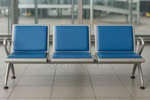 Reception Bench; 3-Seater Padded Reception Bench