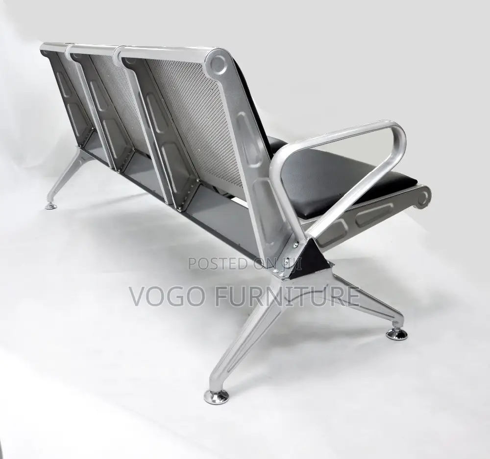 Reception Bench; 3-Seater Padded Reception Bench