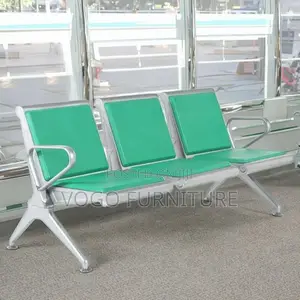 Reception Bench; 3-Seater Padded Reception Bench