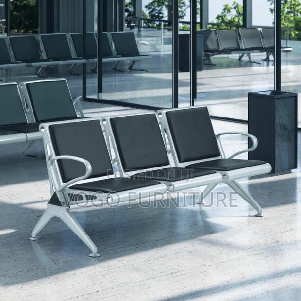 Reception Bench; 3-Seater Padded Reception Bench - thumbnail 10