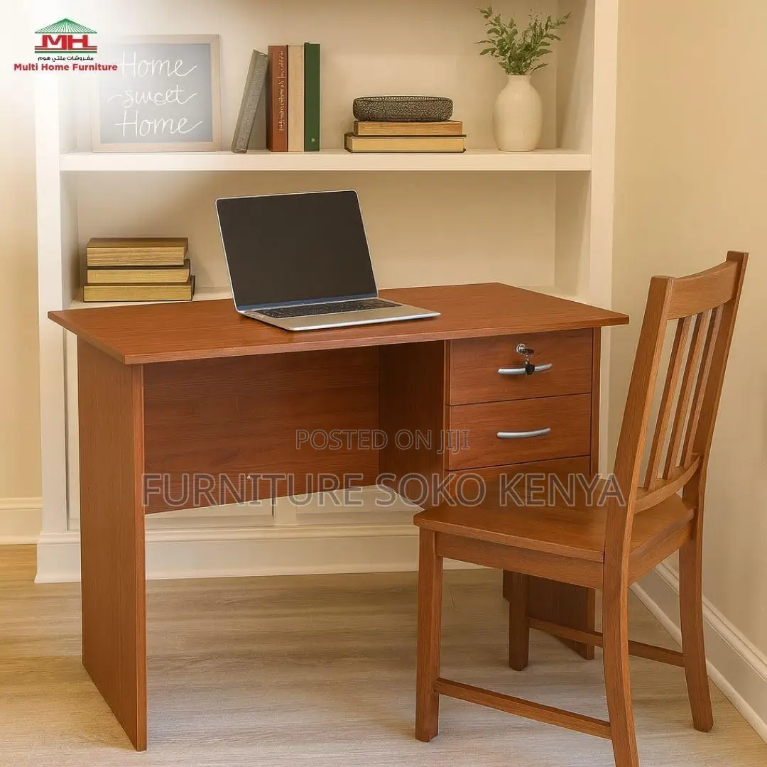 Office Desk : 1.2M Wooden Study and Office Desk