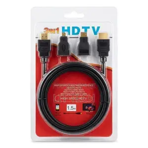 3-in-1 HDMI Adapter Kit - HIGH SPEED 4K Connection