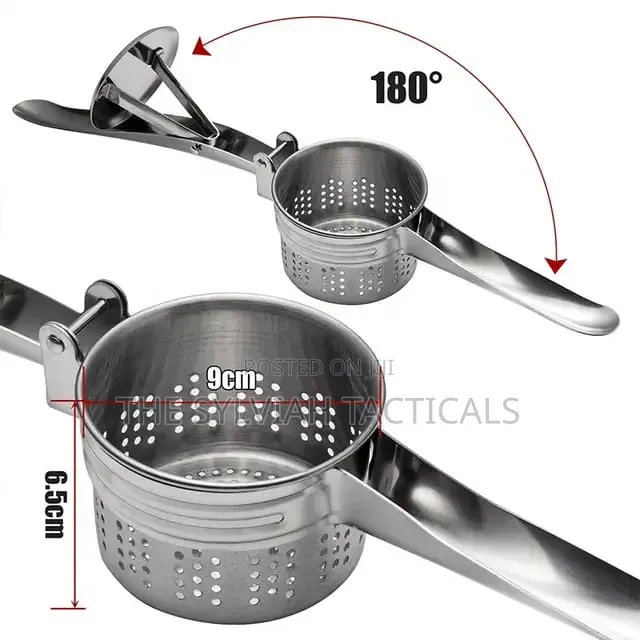 *Potato Masher Ricer Press Mashed Potatoes Stainless Steel Crushing