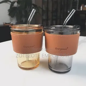 Slub Glass Smoothie Cup