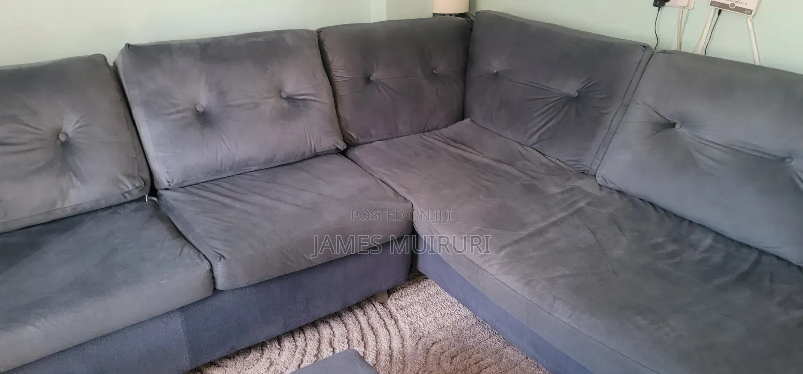 7 Sitter L-Shaped Chair