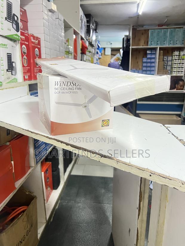  Windsor 56” Ceiling Fan – Powerful Cooling for Every Space - main view