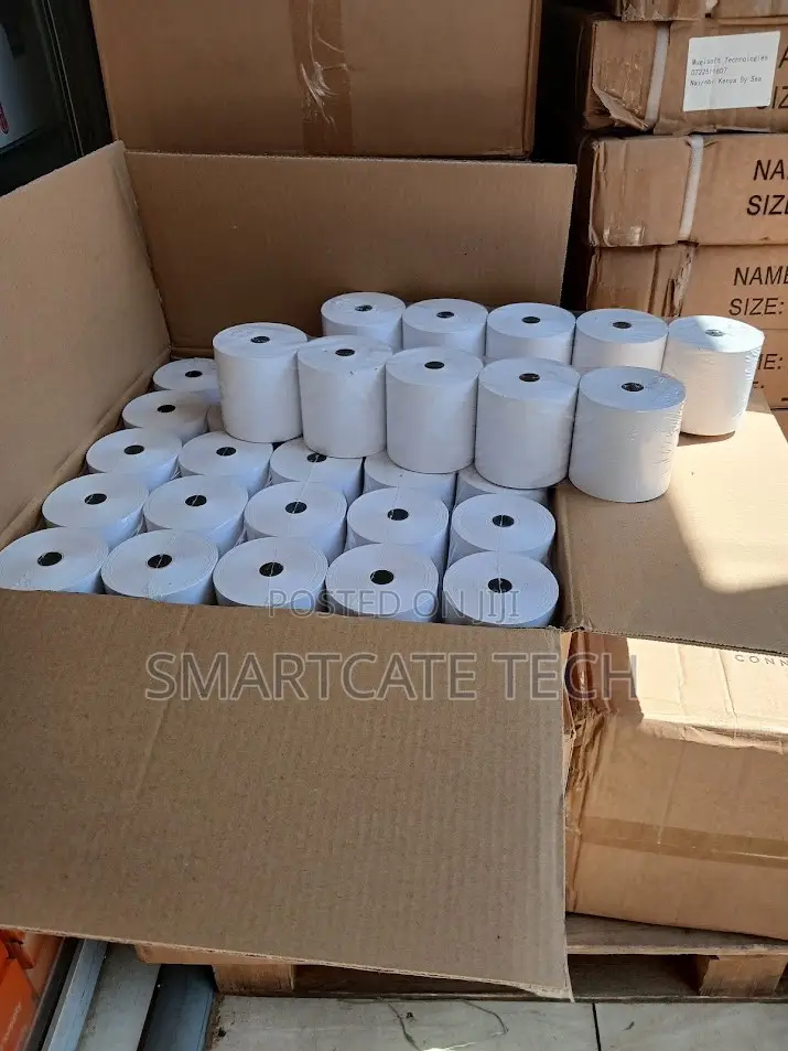 Wholesale 80mm X 80mm POS Thermal Receipt Rolls – Bulk Box Available