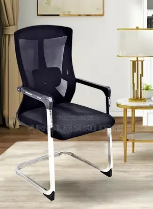 Office Chair : Mid-Back Ergonomic Mesh Office Guest Chair