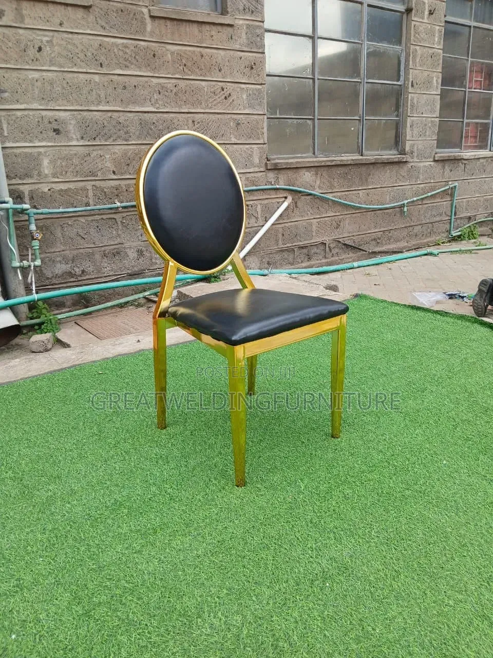 Black Outdoor Dining Chair