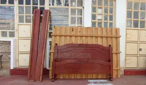 Mahogany Finished Panel Bed (5x6)