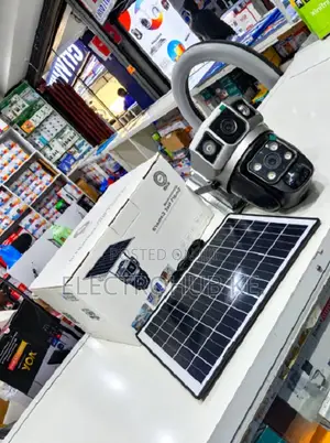 Home V380 4G Outdoor Dual Lens Solar Powered Surveillance Camera