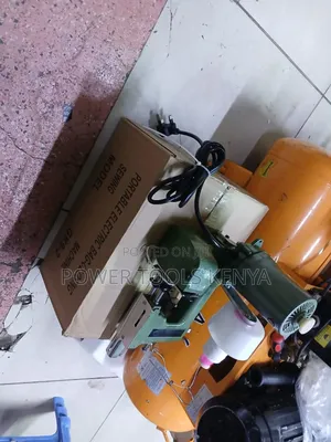 Portable Electric Bag-Closing Sewing Machine Resting on Its