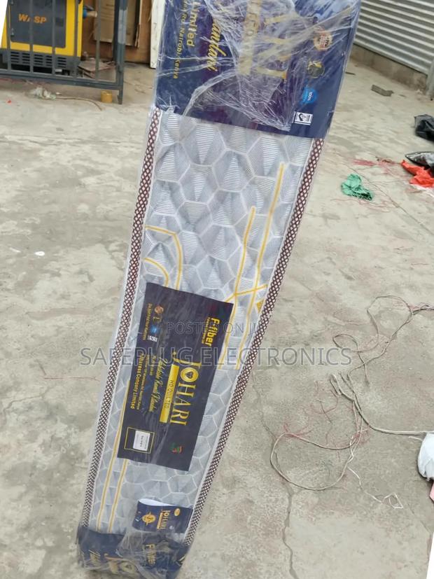 4 by 6 8" Johari High Density Premium Fibre Quilted Mattress