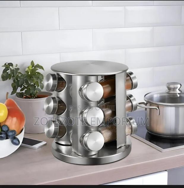12pcs Carousel Spice Rack - thumbnail 2