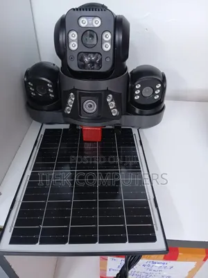 Smart Triple Lens Solar CCTV Camera With Remote 4G Access