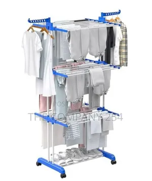 Detachable 50Kg 3 Layer Clothes Hanging Rack