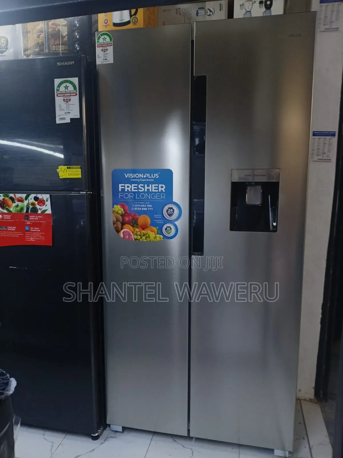 Vision Plus Twin Door Fridge Is