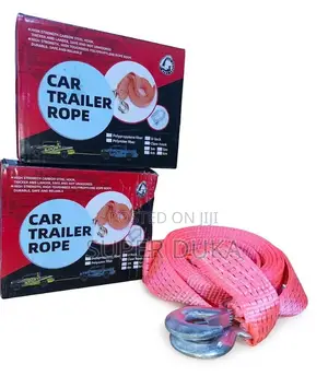 Car Towing Cable 5m Breakdown Recovery Strap Trailer Rope Heavy Duty