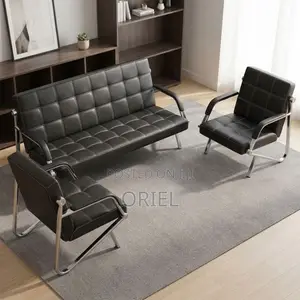 Office Sofa : 5-Seater Executive Guest Waiting Sofa Couch
