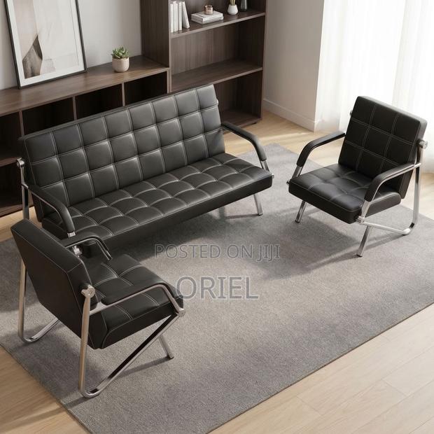 Office Sofa : 5-Seater Executive Guest Waiting Sofa Couch