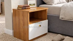Sparrow Bedside Drawers Brown and White