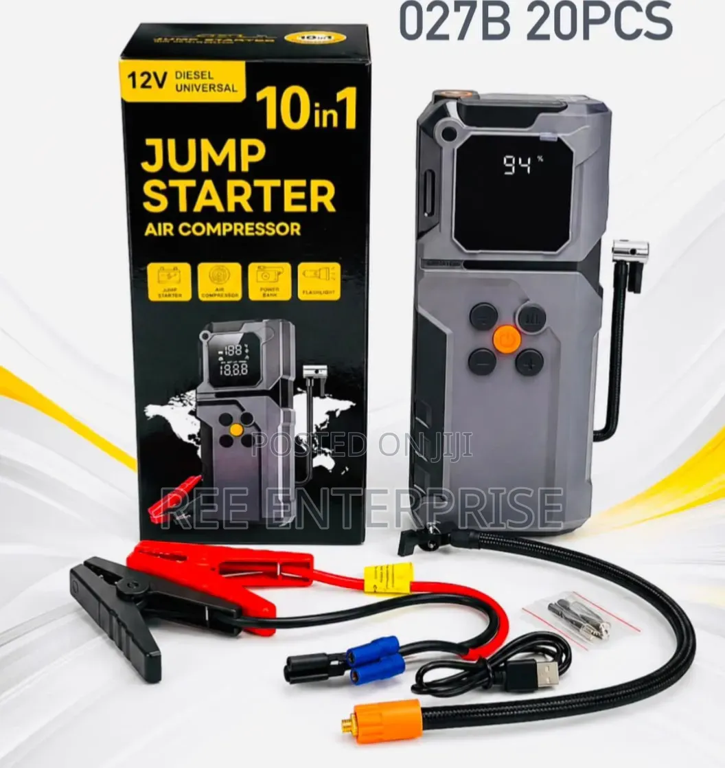 10 in 1 Multifunctional Jump Starter Kit