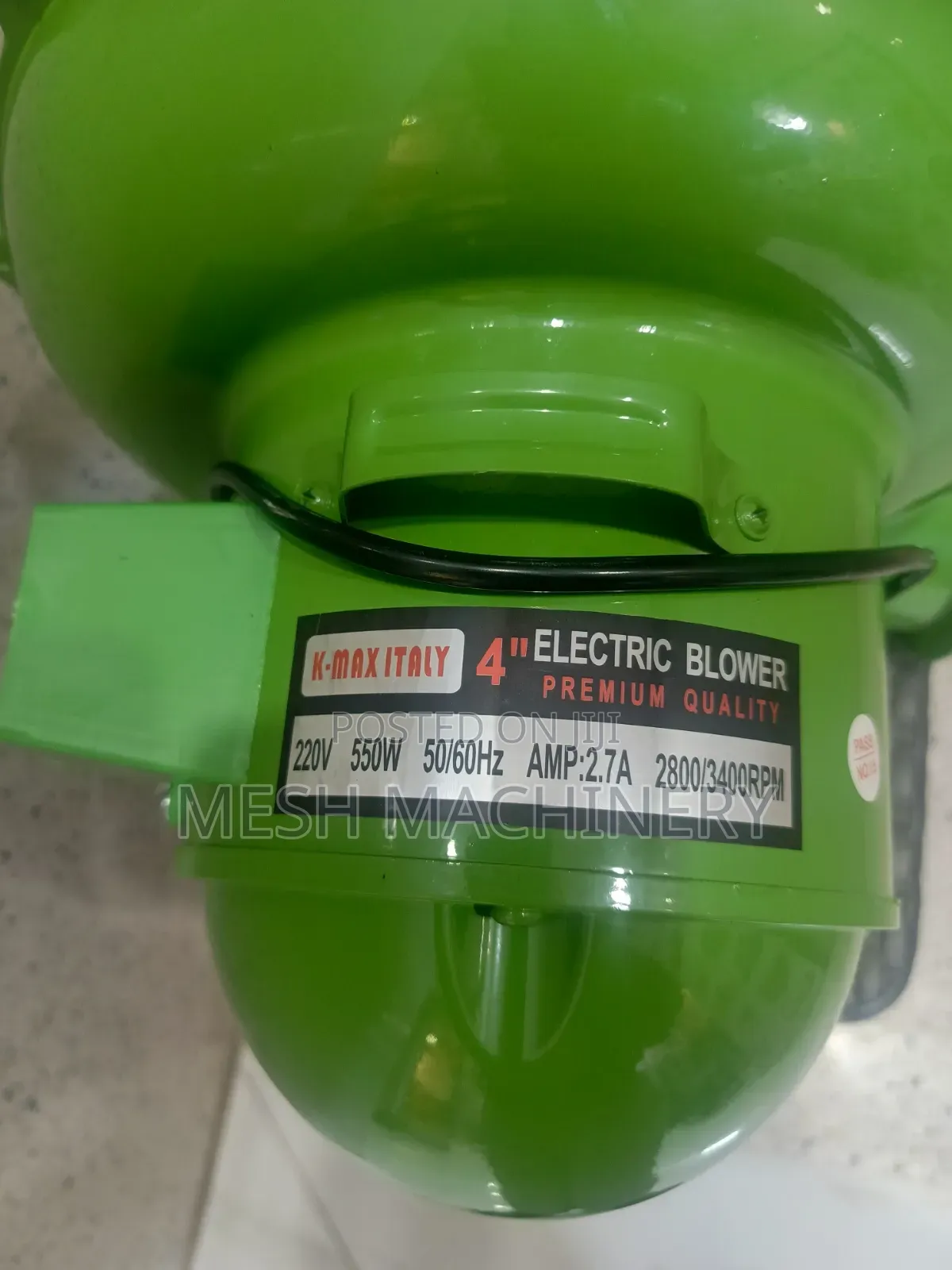 K-Max ITALY 4" Electric Air Blower 550W